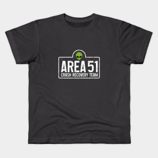 Area 51 Crash Recovery Team Design Kids T-Shirt